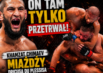 „On tam tylko przetrwał!”. Khamzat Chimaev brutalnie podsumowuje swoje mistrzowskie starcie z Dricusem Du Plessisem